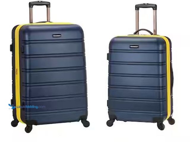 Lot 49-5486246 - Rockland
Melbourne Expandable 2-Piece Hardside Spinner Luggage Set, Navy Internet # 302603121
Mode...