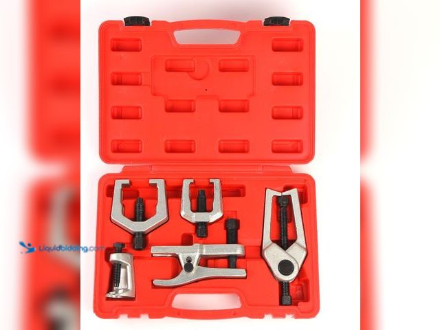Lot 49-5437635 - 5pc Ball Joint Separator, Splitter Removal Kit, Ball Joint Removal Tool Set Pitman Arm Puller, Tie R...