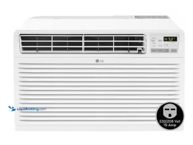 Lot 49-1517531 - LG 11,800 BTU 230-Volt Through-the-Wall Air Conditioner Cools 540 Sq. Ft. with and remote in White, ...
