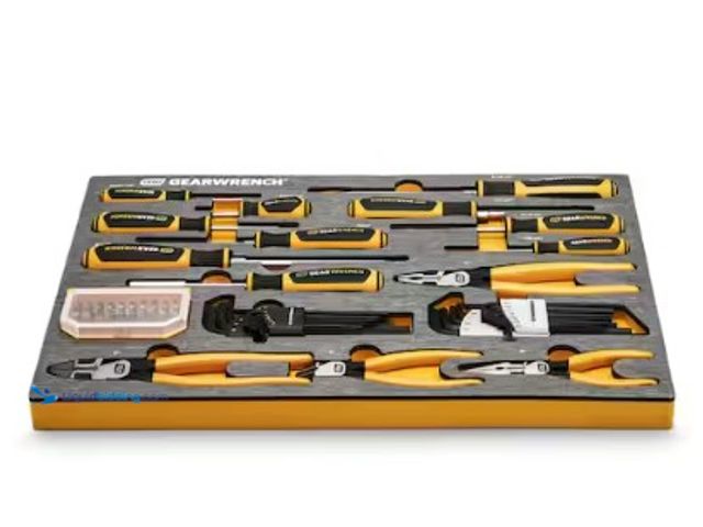 Lot 49-2004481 - GEARWRENCH Pliers and Screwdrivers Tool Set in EVA Tray (66-Piece), Model # 82998, Unused.  Ref#ASB0...