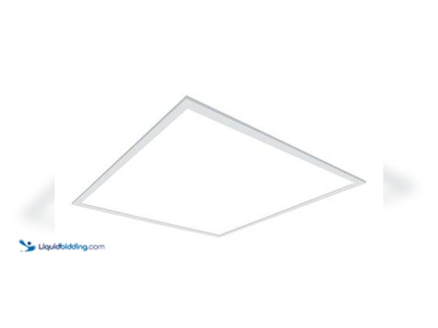 Lot 49-5539797 - Metalux 2 ft. x 2 ft. Adjustable Lumens 4100/3600/2600, Integrated LED Panel Light, Adjustable CCT 3...
