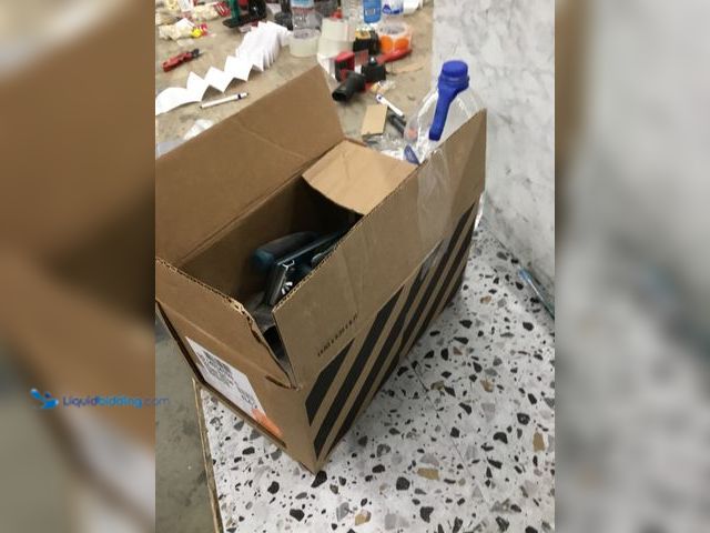 Lot 49-5478336 - Anvil Curved Drywall Trowel 1006 225 099/ Hand Sanders Pack Item is unused with scuffs