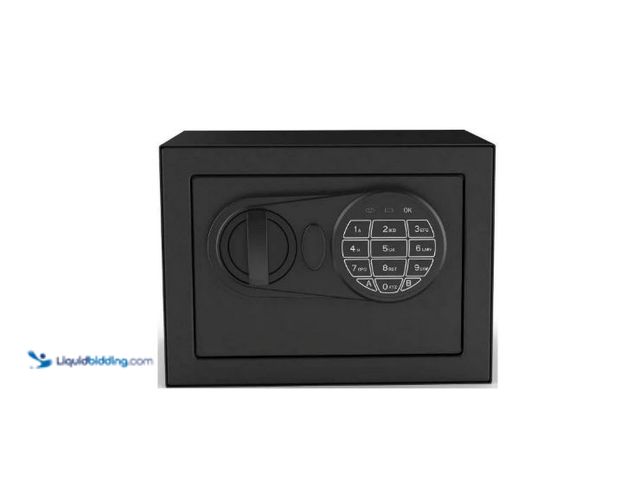 Lot 49-5551985 - Pen + Gear Small Digital Safe with Electronic Lock and Backup Key in Black Model 17SCM, Unused