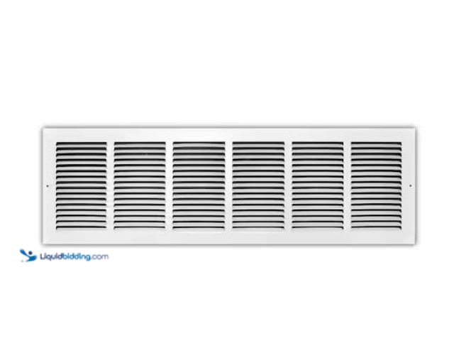 Lot 49-5520398 - Everbilt 30 in. x 8 in. Steel Return Air Grille in White Internet # 300539484
Model # E17030X08
St...