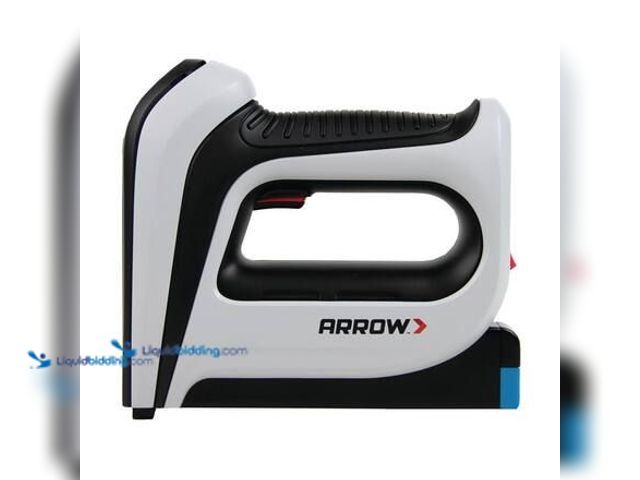 Lot 49-5581976 - Arrow Cordless Staple Gun Model # T50DCD UNUSED. TESTED AND WORKS. CHARGER INCLUDED