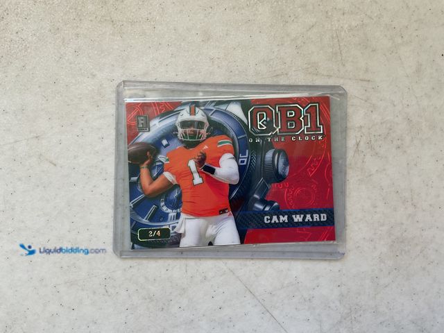 Lot 49-1977100 - Other 2024 WILD CARD QB1 ON THE CLOCK CAM WARD ROOKIE 2/4 FOOTBALL CARD #COINS0723