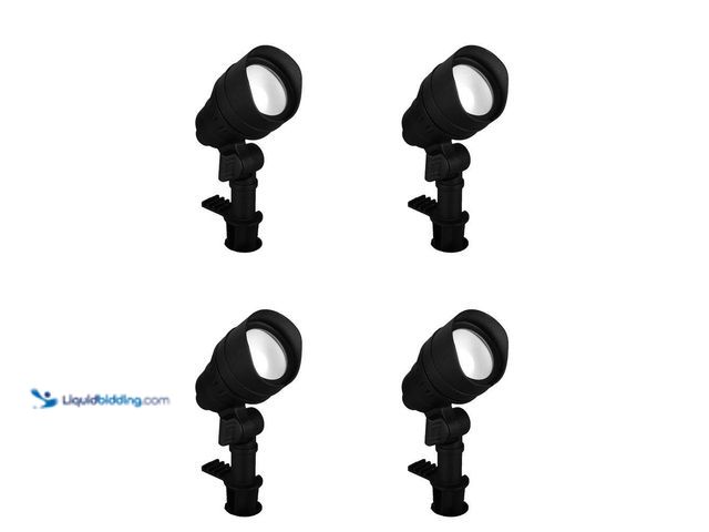 Lot 49-3529047 - Hampton Bay
200 Lumen Millennium Black Adjustable Light Color Integrated LED Outdoor Landscape Floo...