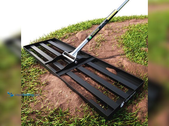 Lot 49-3511848 - Gardease Lawn Leveling Rake 30" x 10" - Heavy Duty Professional Grade Reinforced Steel Landscape Too...