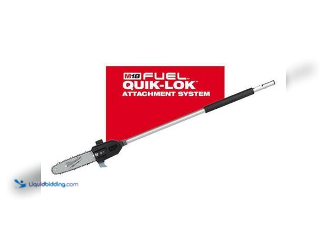 Lot 49-3565234 - Milwaukee M18 FUEL QUIK-LOK 10 in. Pole Saw Attachment (Tool-Onl Model # 49-16-2720 new