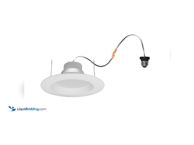 Lot 49-3528250 - LEDVANCE Integrated LED 6 in. Retro Fit Selectable Color 675 Lumen Dimmable Recessed Light White, We...