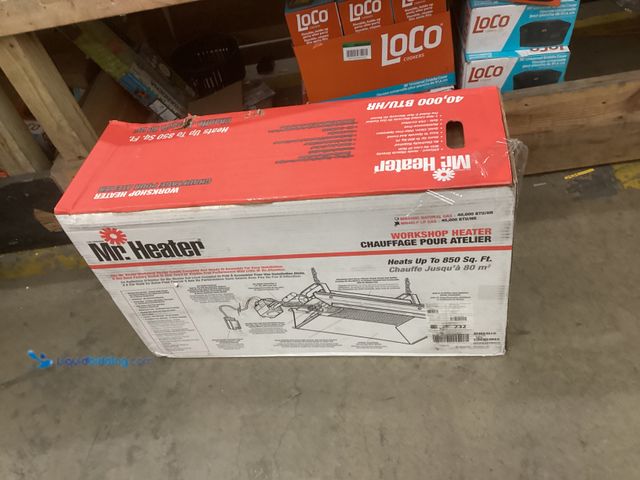 Lot 49-3539699 - Mr Heater Workshop Hanging Heater for Garage, 40,000BTU Item is Factory Sealed