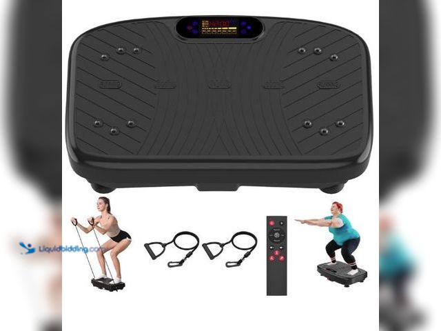 Lot 49-5436301 - Vibration Plate Exercise Machine, Vibration Plate Platform for Lymphatic Drainage, 200 Adjustable Sp...