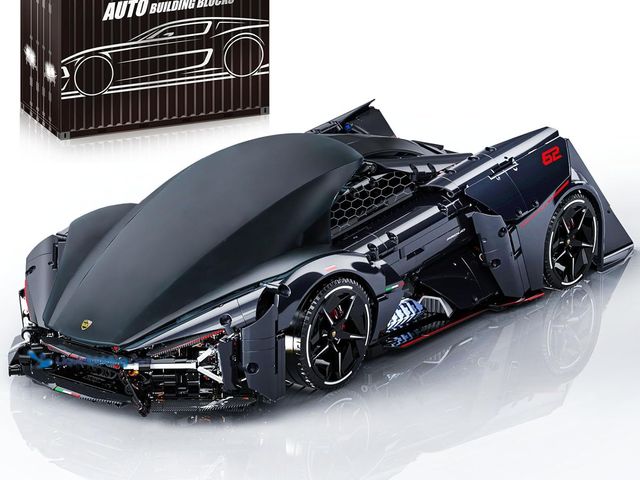 Lot 49-3511851 - 1:8 Sport Building Supercar Set for Adults, Model Kit for Adults to Build, Collectible Car Building ...