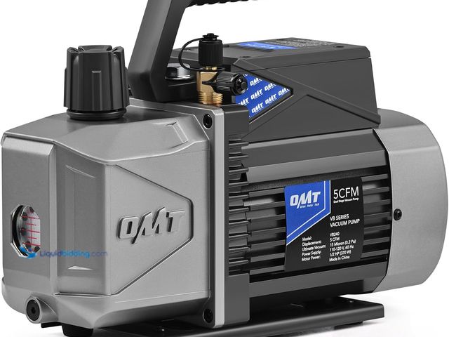 Lot 49-5406678 - OMT 5 cfm 1/2hp Sparkless Vacuum Pump A2L Compatible for Automotive AC Servicing, Unused.