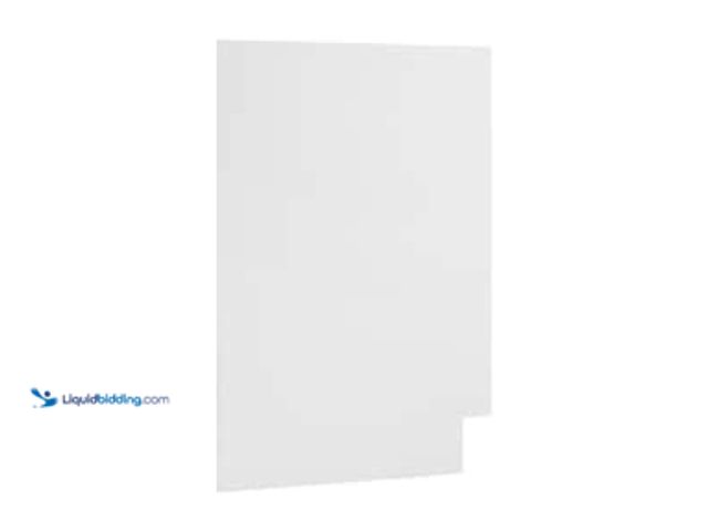 Lot 49-5551637 - Hampton Bay Avondale 24 in. W x 34.5 in. H Base Cabinet Flush End Panel in Antique White, Factory Se...