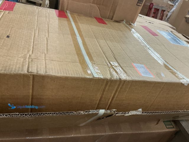 Lot 49-5445882 - Large Grey Dog Bed, With removeable & washable cover, Used, dirty.