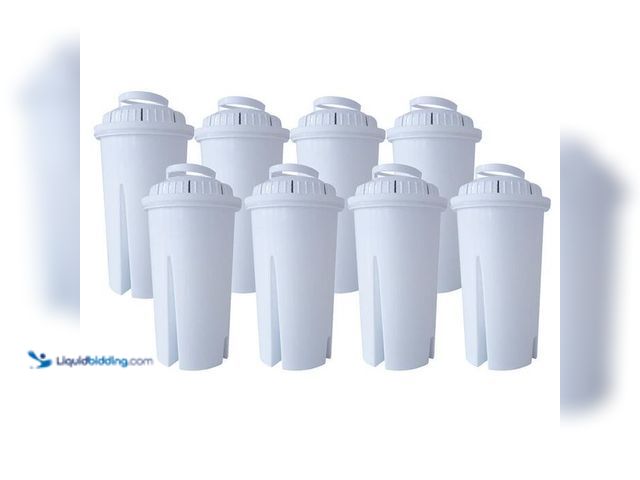 Lot 49-1517287 - HDX Water Pitcher Replacement Water Filter Cartridges, BPA Free (8-Pack). Model# F003. Unused  Ref#H...