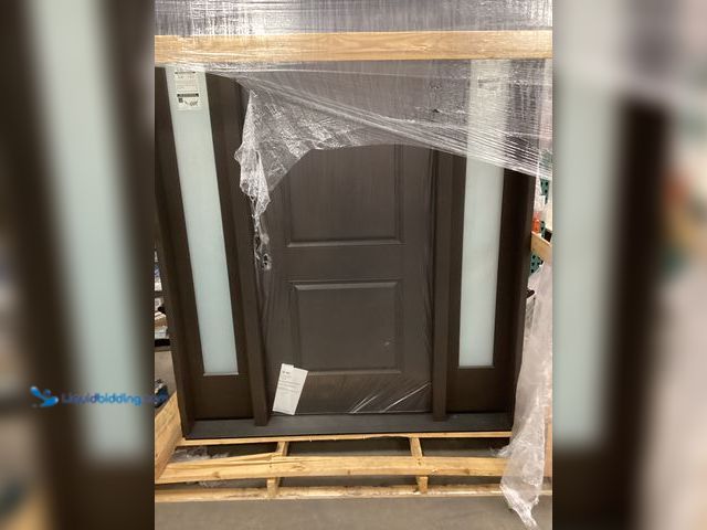 Lot 49-5433892 - Steves & Sons
Legacy 64 in. x 80 in. 3 Panel Craftsman RHOS Unfinished Black Fiberglass Prehung Fro...
