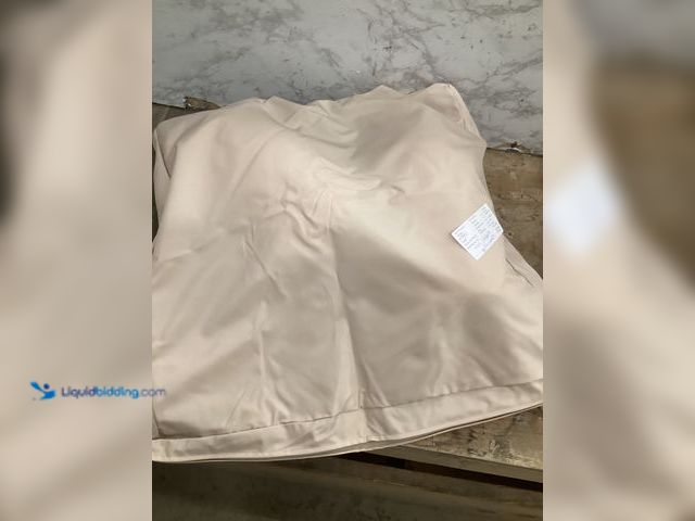 Lot 49-5448216 - QTY 2 - 24" x 24" x 4" Beige Patio Chair Cushions. Unused