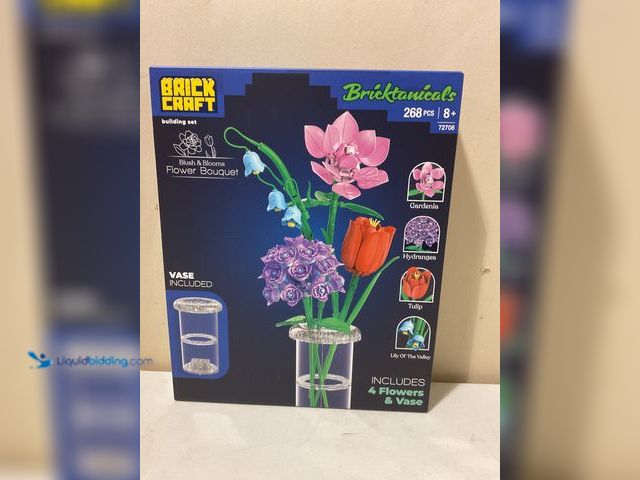 Lot 49-5467759 - Other BRAND NEW BRICK CRAFT BRICKTANICALS BLUSH &amp; BLOOMS FLOWER BOUQUET 268 PCS