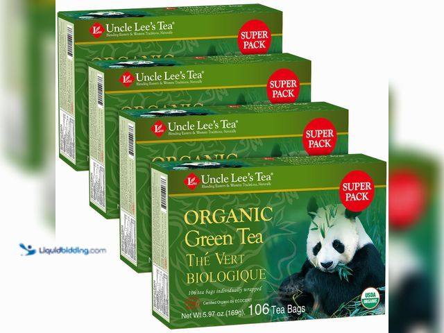 LiquidBidding - Lot 49-5432337 - Uncle Lee's Organic Green Tea Bags 4 ...