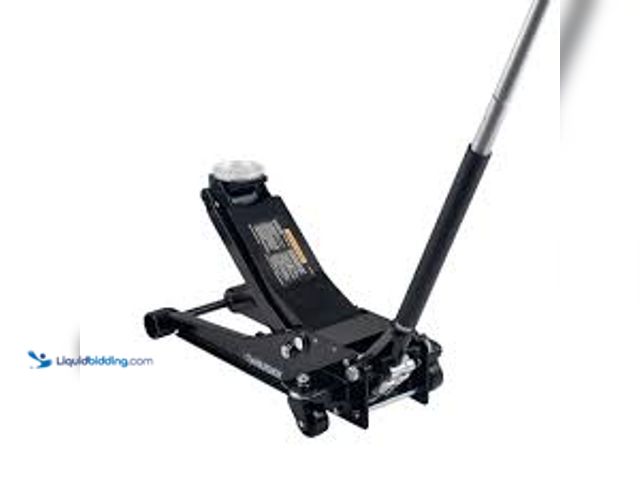 Lot 49-5475717 - Husky 3-Ton Low Profile Floor Jack with Quick Lift. Model # HD00120-DIP. Used