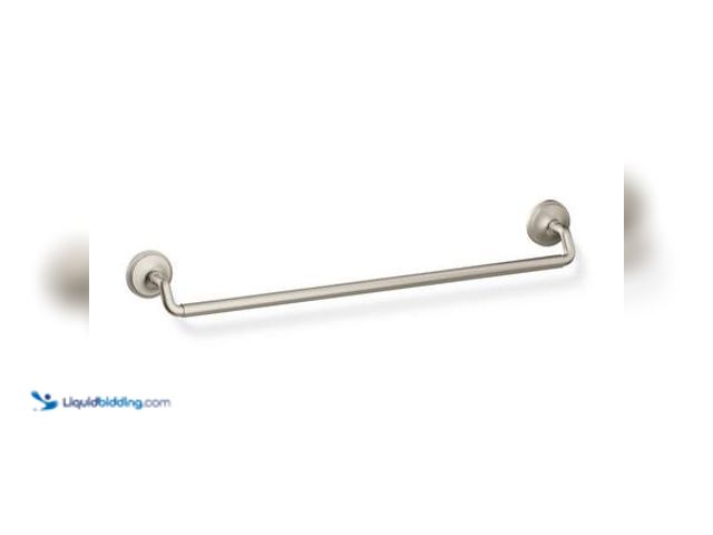 Lot 49-5581615 - QTY 2 - KOHLER Paces 24 in. Wall Mounted Towel Bar in Vibrant Brushed Nickel Model # R34484-BN UNUSE...