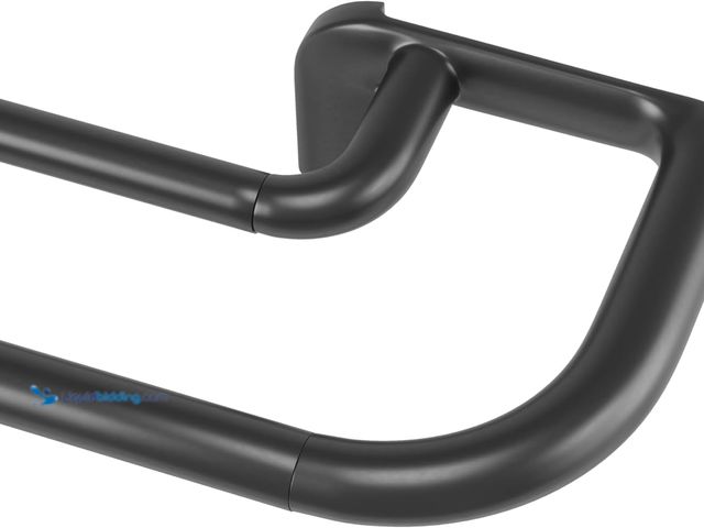 Lot 49-5554345 - Umbra Twilight Double Curtain Rod, Wrap Around, 30 to 84 Inches, Black | Steel construction, room da...