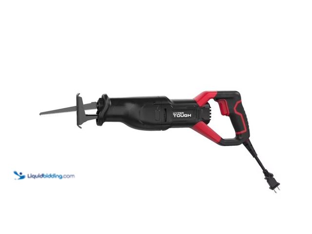 Lot 49-2024890 - Hyper Tough 6.5Amp Corded Reciprocating Saw, Model#16696372489, MSRP $ 38.44,  Used, has attachments...