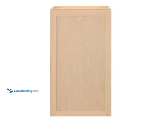 Lot 49-2025111 - Hampton Bay 24 in. W x 12 in. D x 42 in. H Ready to Assemble Wall Kitchen Cabinet in Unfinished with...