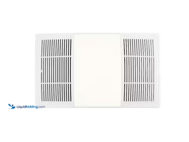 Lot 49-1576582 - Broan-NuTone 70/80 CFM Heater Exhaust Cover Upgrade with Dimmable LED and Color Adjustable CCT Light...