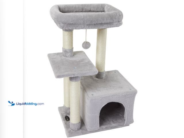 Lot 49-5487811 - FISH&NAP Cat Tree Cat Tower Cat Condo Sisal Scratching Posts with Jump Platform Cat Furniture Activi...