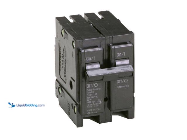 Lot 49-5487039 - Eaton
BR 100 Amp 120/240 Volts 2-Pole Circuit Breaker (unable to test) Used