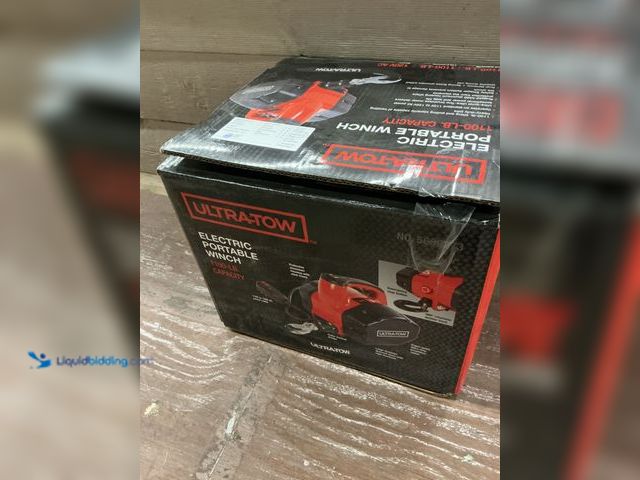 Lot 49-3540100 - Ultra-Tow Portable Electric Winch, 1100 Lbs Unused