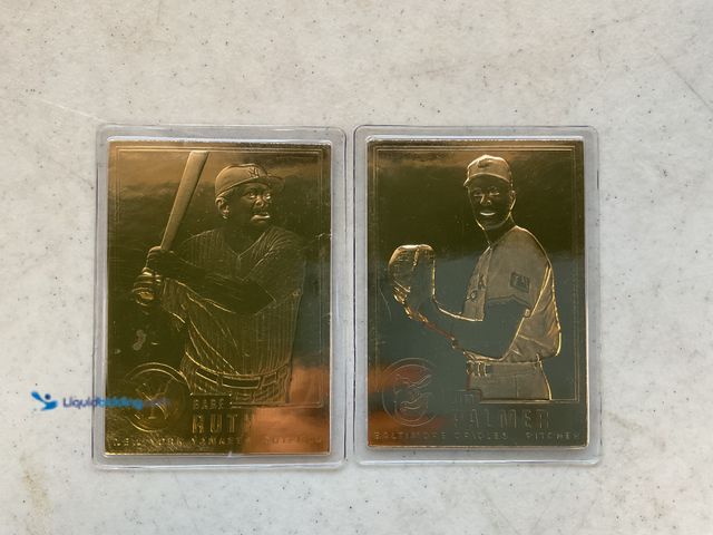Lot 49-5314788 - Other LOT OF 2 24K GOLD FOIL BASEBALL CARDS INCLUDING BABE RUTH AND JIM PALMER SEALED