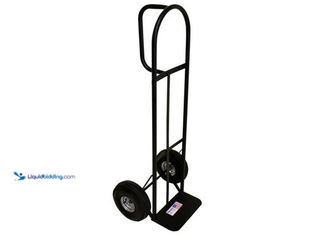 Lot 49-5544272 - Milwaukee 800 lb. Capacity D-Handle Hand Truck. Model # HD800P. Unused, missing bolt for wheel
