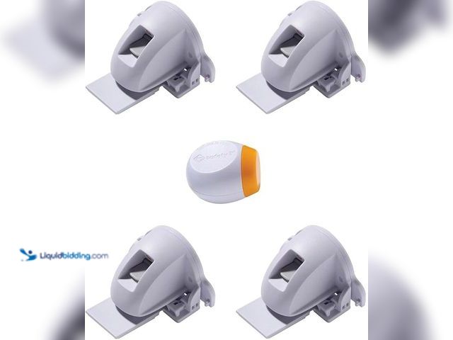 Lot 49-3616823 - Safety 1st Magnetic Cabinet Locks, 4 Locks + 1 Key - Unused Model Number HS132  Ref#PA0716