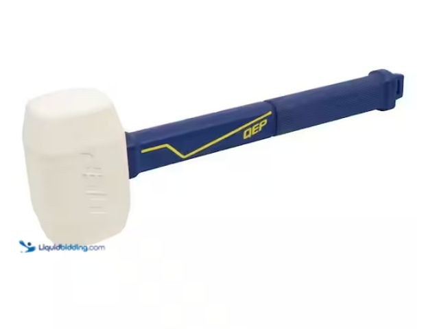 Lot 49-5580818 - QEP
16 oz. Pro Rubber Floor Mallet with 11.5 in. Plastic Handle. Store SKU # 1004797445. Unused and...