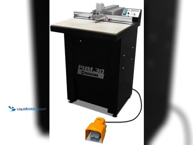 Lot 49-5475382 - Maksiwa Pocket Hole Machine. Model: PHM.30. Tested/Working MSRP $4,300