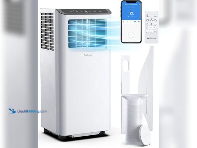 Lot 49-1572241 - Pro Breeze 4 in 1 Portable Air Conditioner for Room 10000 BTU 450SqFt Air Conditioning Unit, Smart A...
