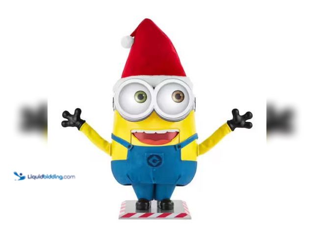Lot 49-1546958 - Universal 3.5FT Animated LED Minion Life-Size Holiday Character, Indoor use only, Model # 1011217975...