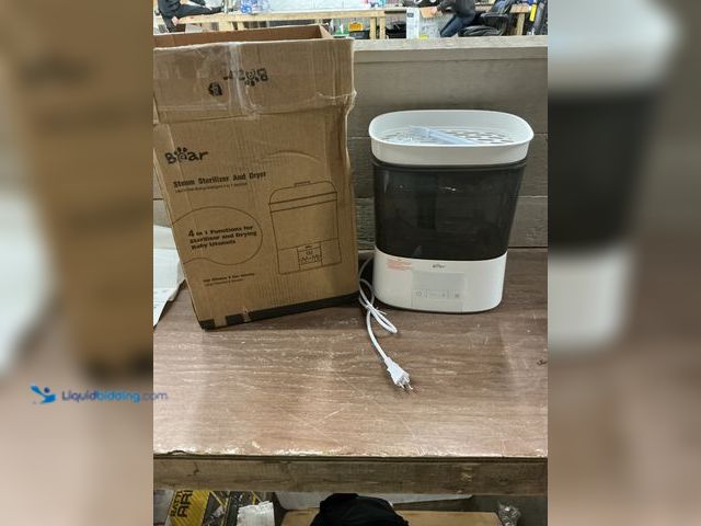 Lot 49-3528534 - Bear Bottle Sterilizer and Dryer, 2 Layers Large Electric Steam Baby Bottle Sterilizer, Fast Bottle ...