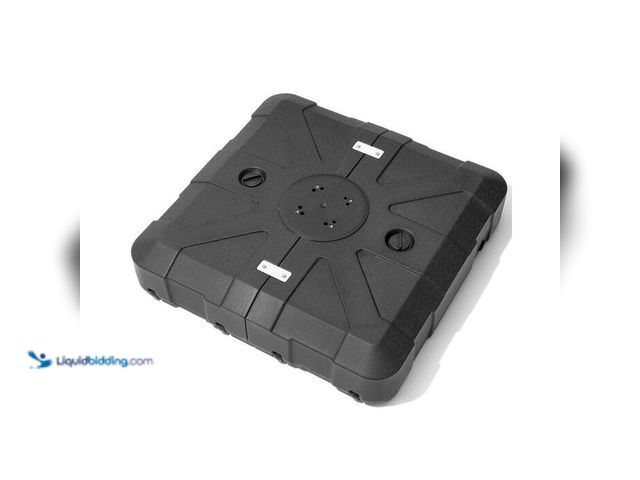Lot 49-2023196 - Crestlive Products HDPE Patio Cantilever Umbrella Base with Wheels Outdoor Weighted Umbrella Stand i...