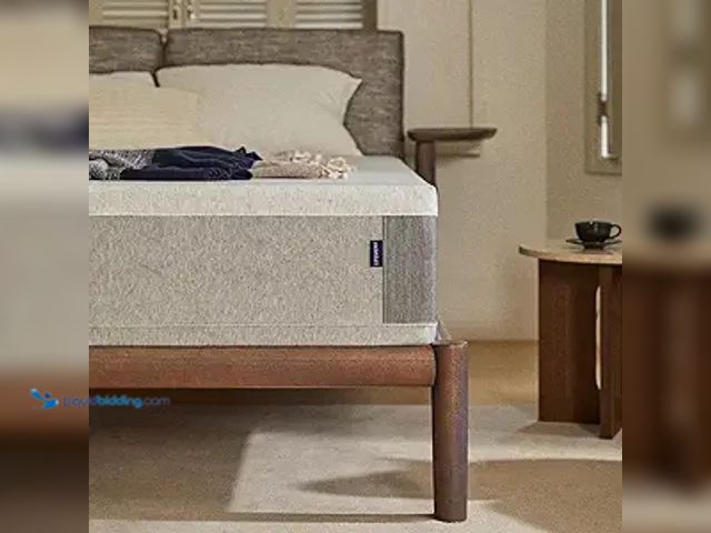 Lot 49-3462989 - LIFEMENT, Essential 12 Inch Graphite Infused Memory Foam Mattress, Medium Firm, Fiberglass Free, Pre...