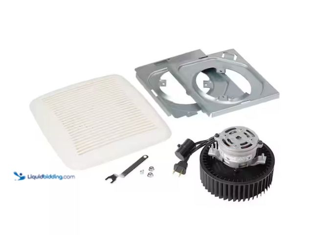 Lot 49-3614671 - Broan-NuTone QuicKit 60 CFM 3.0 Sones Bathroom Replacement Motor and Grille/Cover, Model # BKR60, Sl...