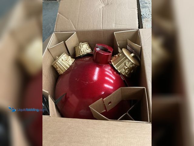 Lot 49-3529105 - NIB 3-Piece Jumbo Ornament Set Holiday Yard Decoration (attachments included) Unused