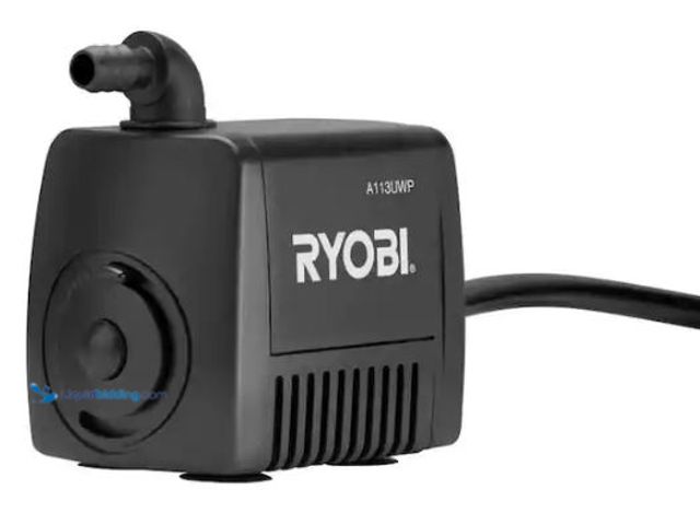 Lot 49-1569743 - RYOBI Universal Water Pump, Model # A114UWP, Slightly used, Works.  Ref#SBS0116