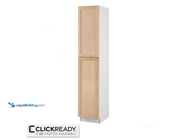 Lot 49-5413700 - Hampton Bay
18 in. W x 24 in. D x 96 in. H Ready to Assemble Pantry Kitchen Cabinet in Unfinished w...