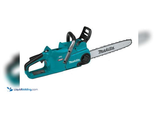 Lot 49-5447753 - Makita XGT 18 in. 40V max Brushless Electric Cordless Battery Chainsaw. [Model # GCU06T1] Used. TOOL...
