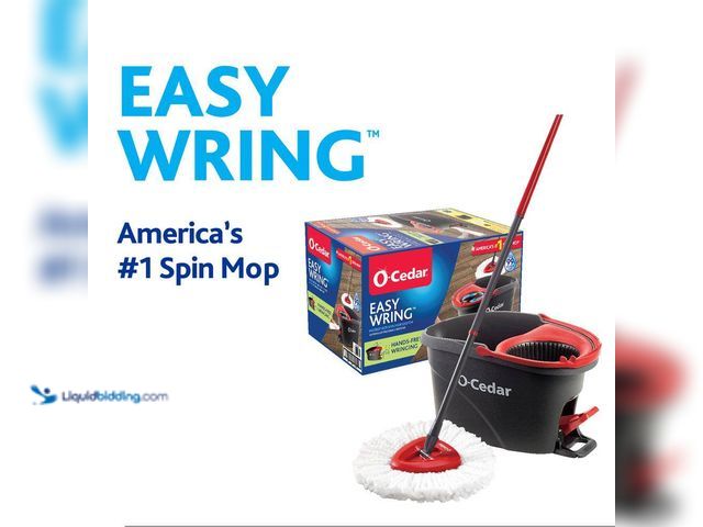 Lot 49-5450648 - O-Cedar
EasyWring Microfiber Spin Mop with Bucket System Used